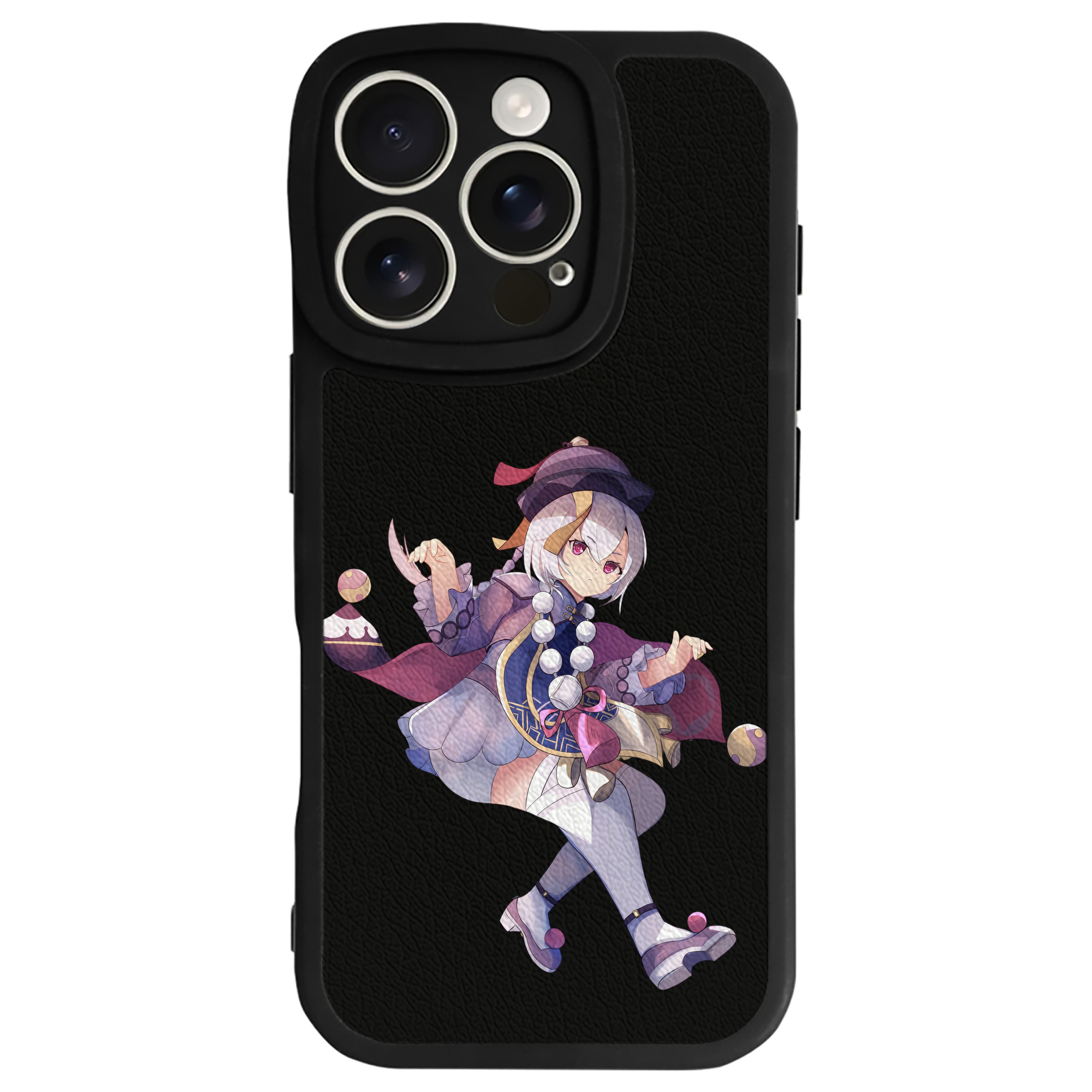 げんし神 七七 なな  genshin Nana 【iPhone 16シリーズ対応】シリコンスマホケース（レザー調） 材質：シリコン